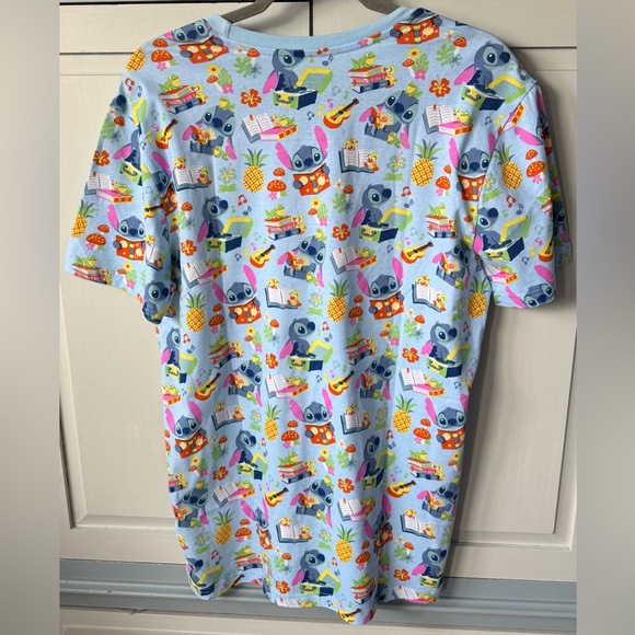 Loungefly Disney Lilo & Stitch Unisex Graphic Tee Shirt Size S M L 3X Frogs NWT - Picture 2 of 9